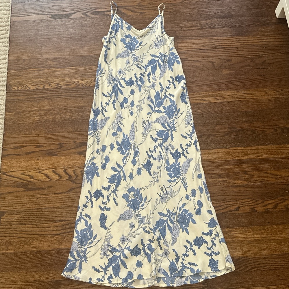 Intimissimi Blue Floral Maxi Dress